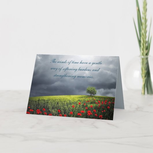 POPPY FIELD JUBILEUM VAN EEN DOOD KAART (Voorkant)