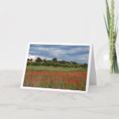 Poppy Field Landscape Kaart (Voorkant)