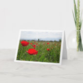 Poppy Field Landscape Kaart (Voorkant)