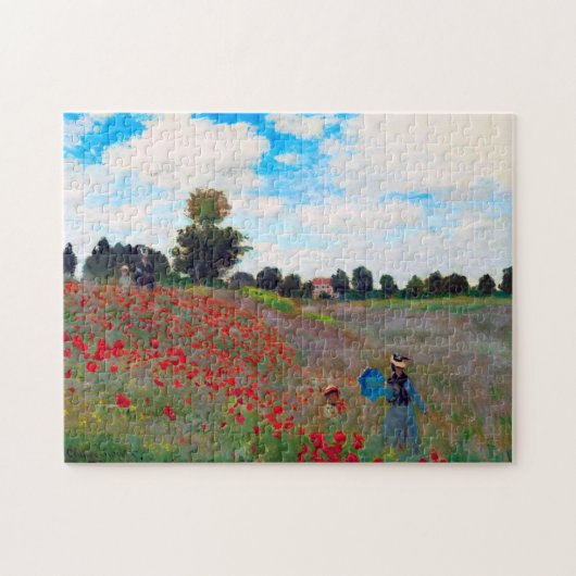 Poppy Field, Monet Legpuzzel (Horizontaal)