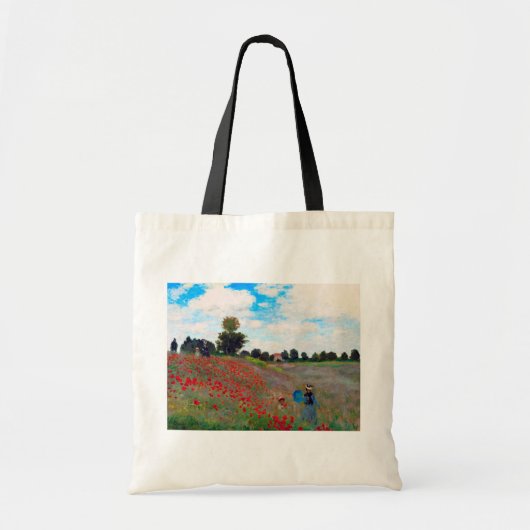 Poppy Field, Monet Tote Bag (Voorkant)
