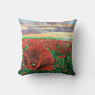 Poppy Field SF-Sierkussen Kussen