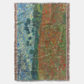 Poppy Field van Vincent Van Gogh Deken (Voorkant Verticaal)