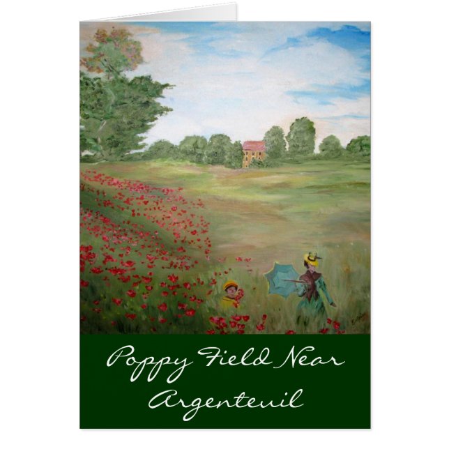 Poppy Fields dichtbij Argenteuil (Voorkant)