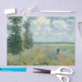Poppy Fields nabij Argenteuil door Claude Monet Tissuepapier (Craft)