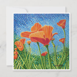 Poppy Flat Notecard Notitiekaartje