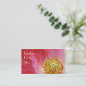 Poppy Florist Visitekaartje (Staand voorkant)