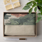  Poppy Flower beroemd gemaakt door Ohara Koson Tissuepapier (Geschenk)