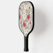Poppy flower Garden Pattern Pickleball Paddle (Links)