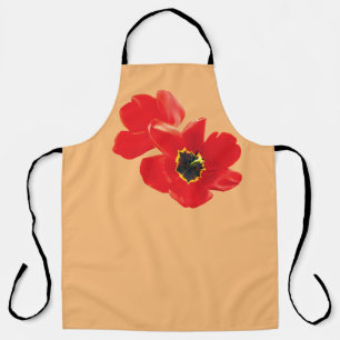 Poppy Flower Shirt, Poppy Shirt, Floral Shirt, Schort