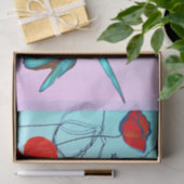 Poppy Flowers and Butterfly Decoupage Tissuepapier (Geschenk)