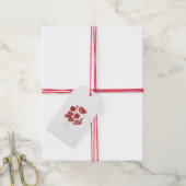 Poppy Flowers Cadeaulabel (Met Touw)
