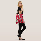 Poppy Flowers Pattern-Canvas tassen (Op model)
