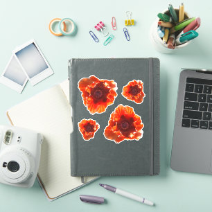 Poppy Flowers Sticker