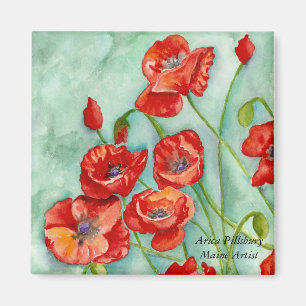 POPPY GARDEN Magnet Magneet