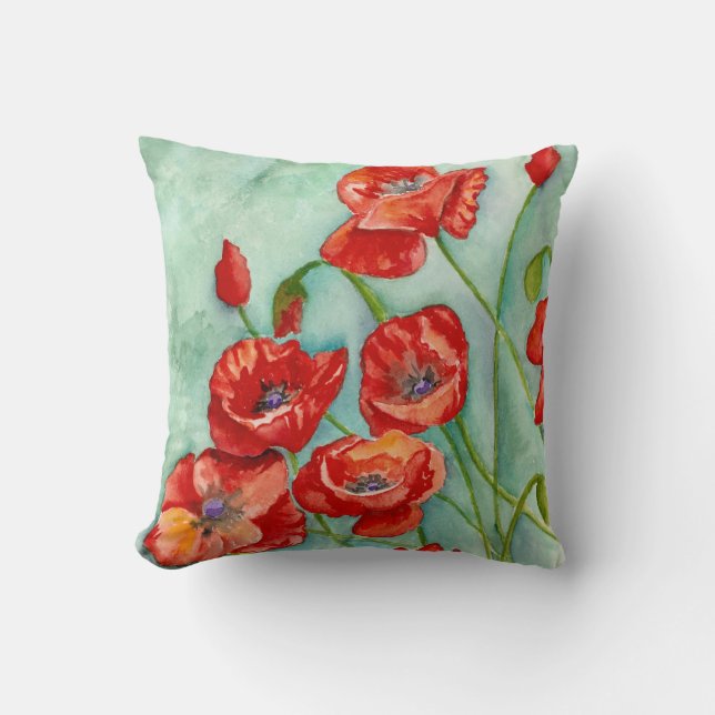 POPPY GARDEN Pillow Kussen (Voorkant)