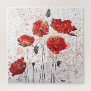 Poppy Gold Jigzaag Puzzle Legpuzzel