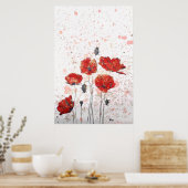 Poppy Gold - Poster (Keuken)