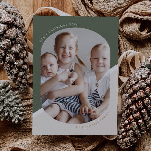 POPPY Green Unieke kerstfoto voor het hele gezin Feestdagenkaart