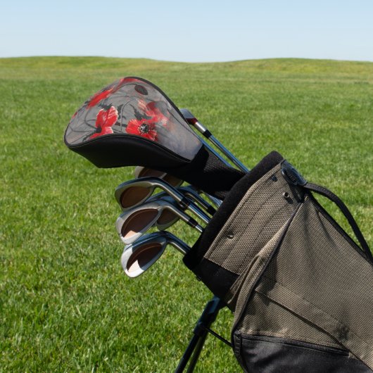 Poppy Haze Golfheadcover (Insitu)