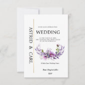 Poppy Heaven Wedding Invitation (Devant)