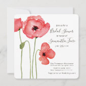 Poppy Invitation Feestdagenkaart (Voorkant)