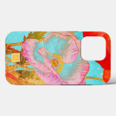 POPPY JAPONAIS coque iphone DANS UN CIEL DOUX (Verso (horizontal))