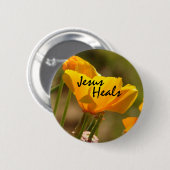 Poppy Jesus hoort Button (Voorkant /achterkant)