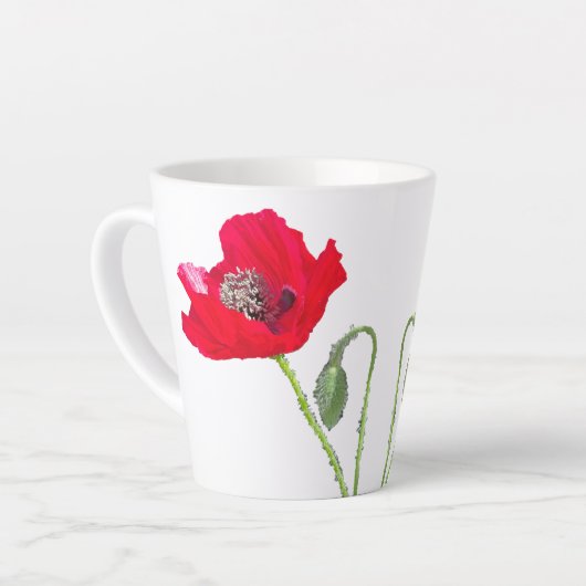 Poppy Latte Mug (Angle gauche)