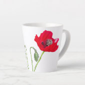 Poppy Latte Mug (Angle droit)