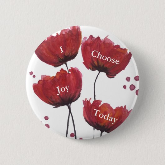 Poppy Love Button (Voorkant)