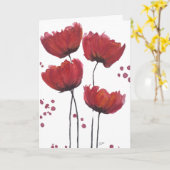 Poppy Love Moederdag Kaart (Gele Bloem)