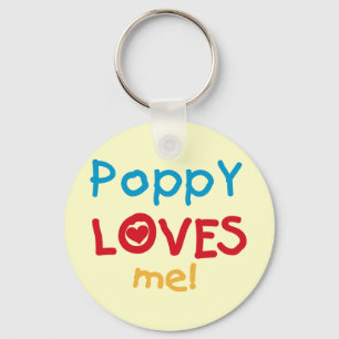 Poppy Loves Me T-shirts en geschenken Sleutelhanger