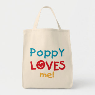 Poppy Loves Me T-shirts en geschenken Tote Bag