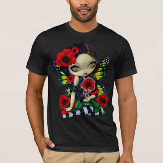 Poppy Magic gothic fairy SHIRT (Voorkant)