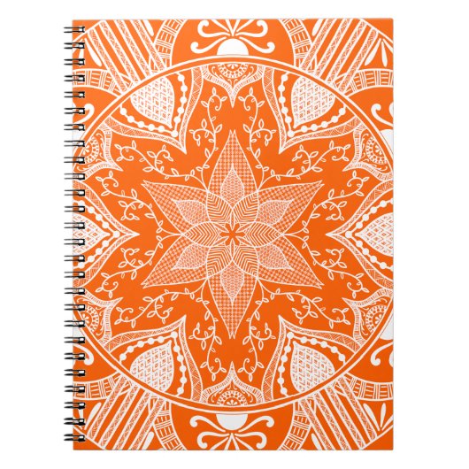 Poppy Mandala Notitieboek (Voorkant)