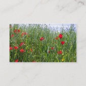 Poppy Meadow Visitekaartje (Achterkant)