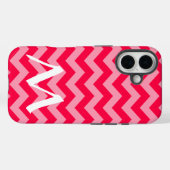 Poppy Moroccan Moods Chevrons met Monogram Case-Mate iPhone Case (Achterkant (horizontaal))