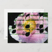 Poppy Music Briefkaart (Voorkant / Achterkant)