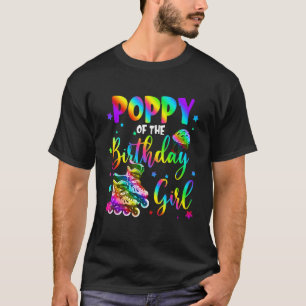 Poppy of Roller Roller Skating Birthday Match T-shirt