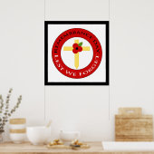 Poppy on cross - Poster (Cuisine)