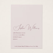 Poppy Oorbel & Ketting Set Sieraden Display Kaart (Achterkant)