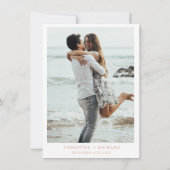 Poppy Oranje Flower Wedding Sla de datum op (Achterkant)