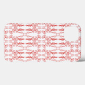 Poppy Outline, Rood op Wit, iPad Case-Mate Hoesje (Achterkant (horizontaal))