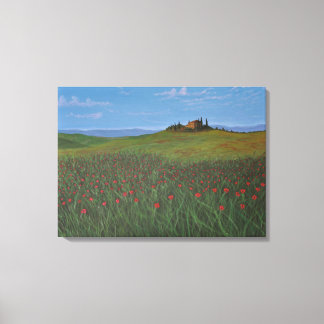 Poppy Paradise Canvas Afdruk
