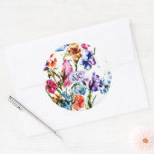 POPPY PAW PRINTS | RONDE STICKER (Envelop)