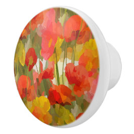 Poppy Power Large Keramische Knop