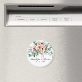 Poppy Radiance Wedding Favor Magneet (Insitu (Vaatwasser))