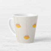 Poppy regenprint latte mok (Linkerhoek)