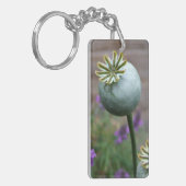 Poppy Seedhead Sleutelhanger (Voorkant Links)
